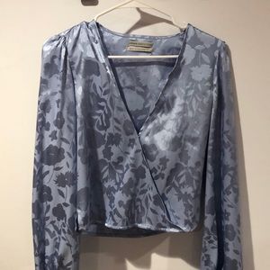 Blue silk urban shirt!